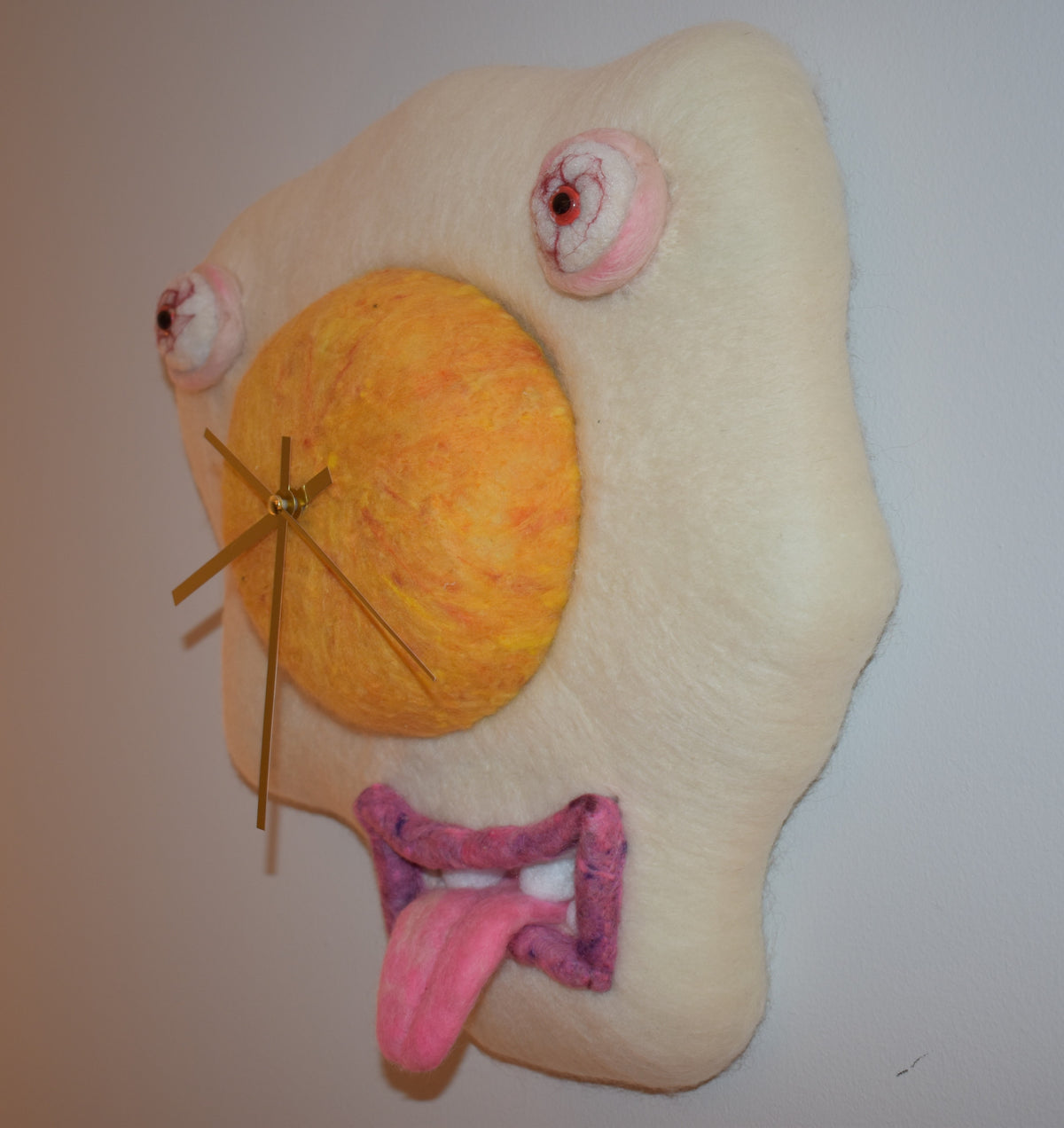Giant Fried Egg Clock
