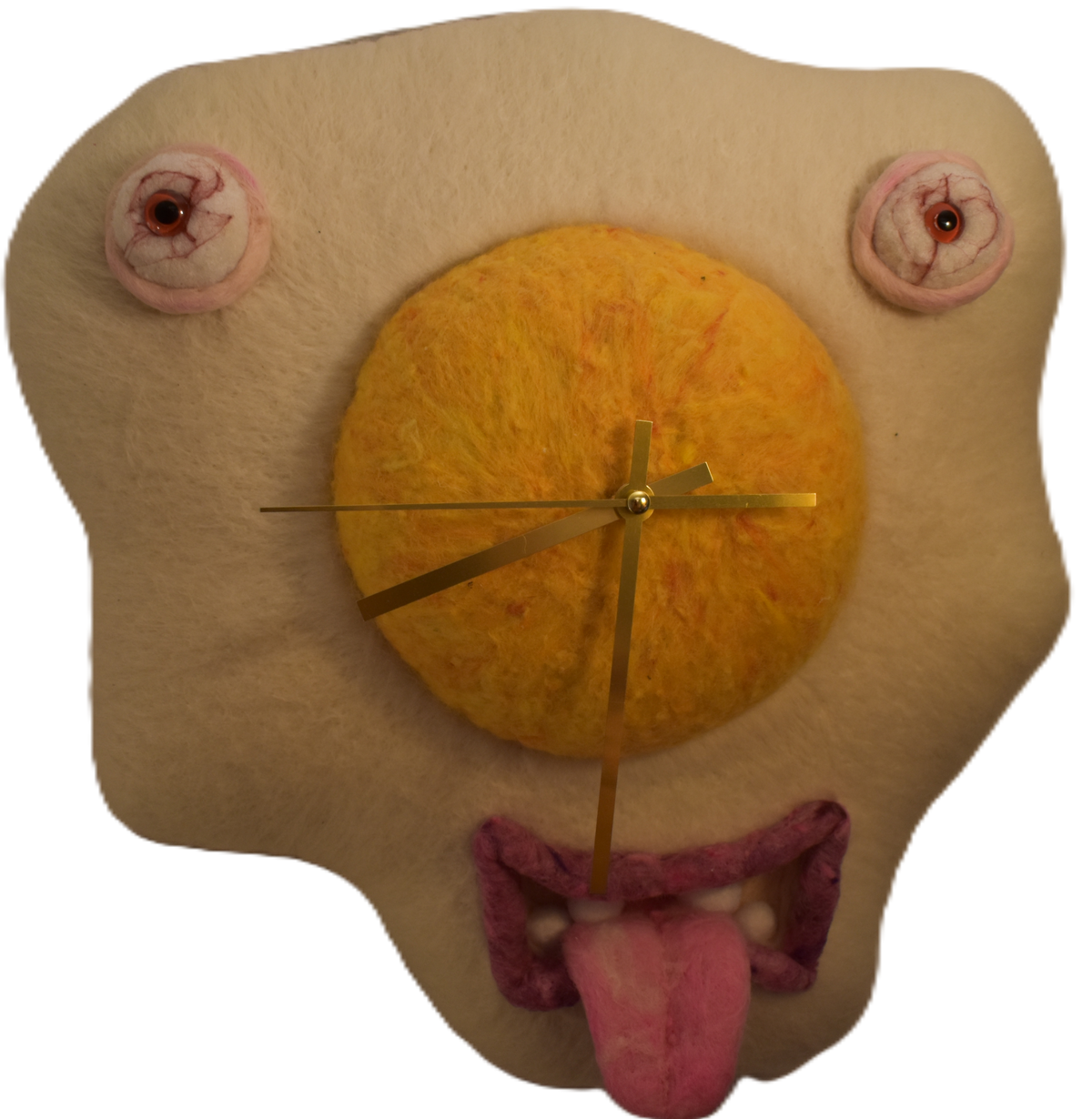 Giant Fried Egg Clock