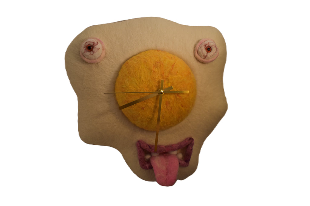 Giant Fried Egg Clock